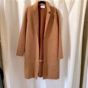 Zara Faux Suede Coat